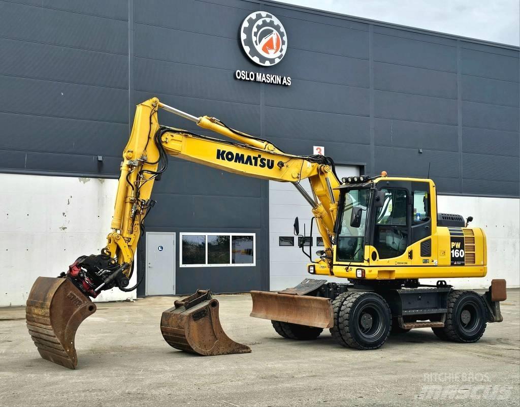 Komatsu pw 160 -8 Bageri točkaši