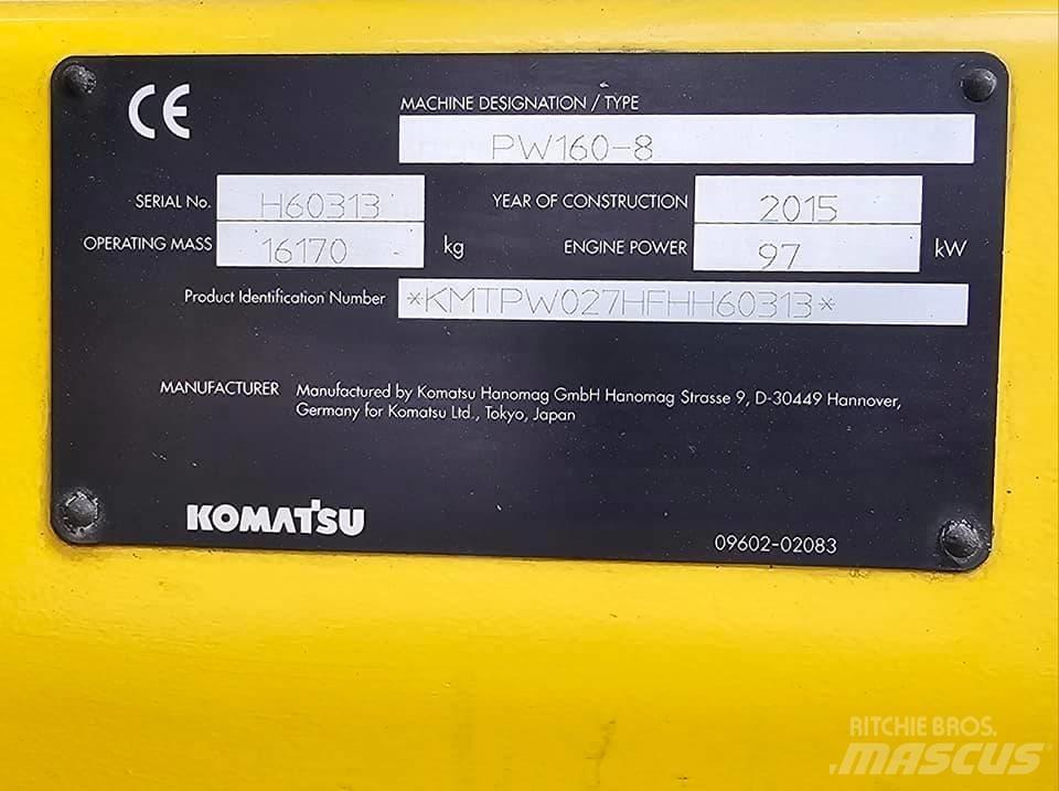 Komatsu pw 160 -8 Bageri točkaši