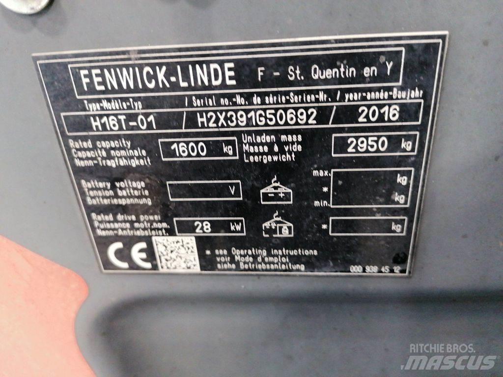 Linde H16T-01 Plinski viljuškari