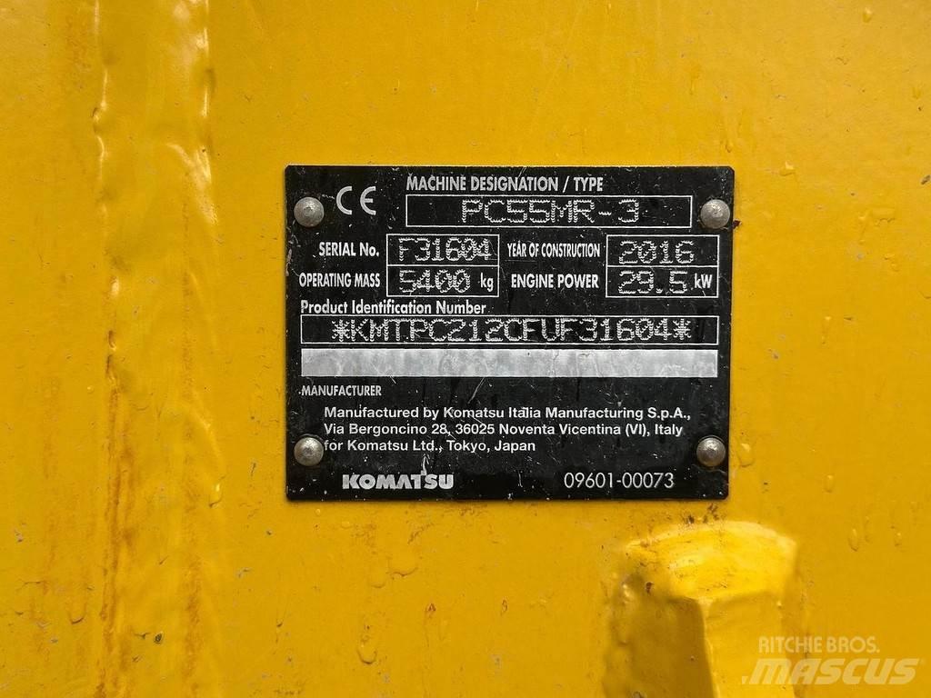 Komatsu PC55-MR3 Mini bageri < 7t