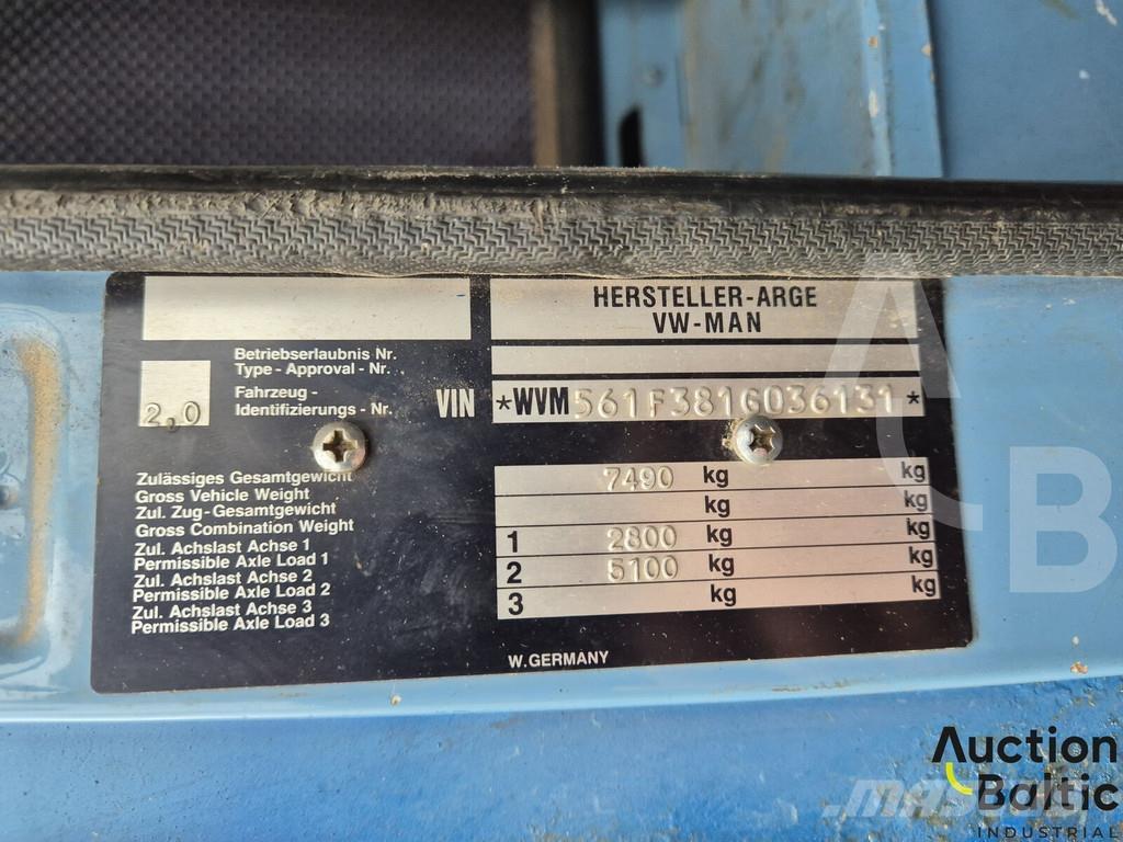 MAN 8.136 Kamioni sa otvorenim sandukom