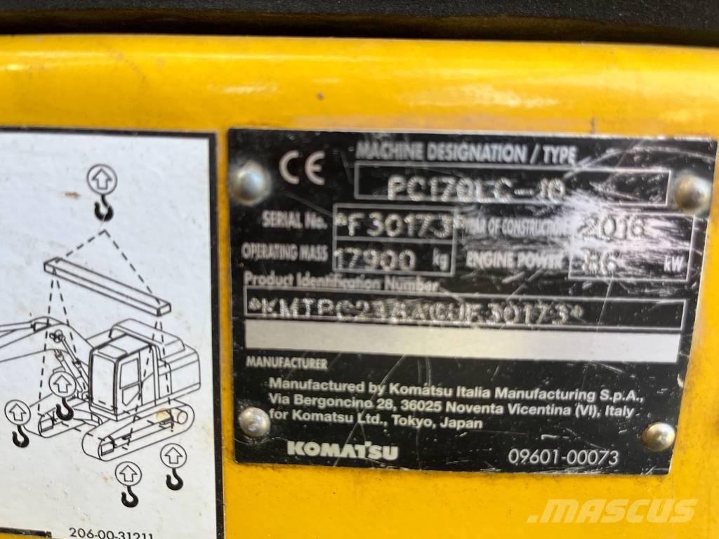 Komatsu PC 170 LC-10 Bageri guseničari