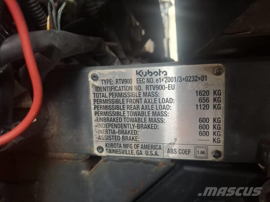 Kubota RTV 900 UTV-a