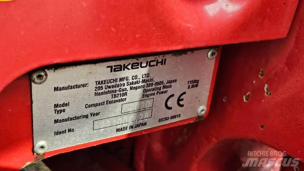 Takeuchi TB 210 R Mini bageri < 7t