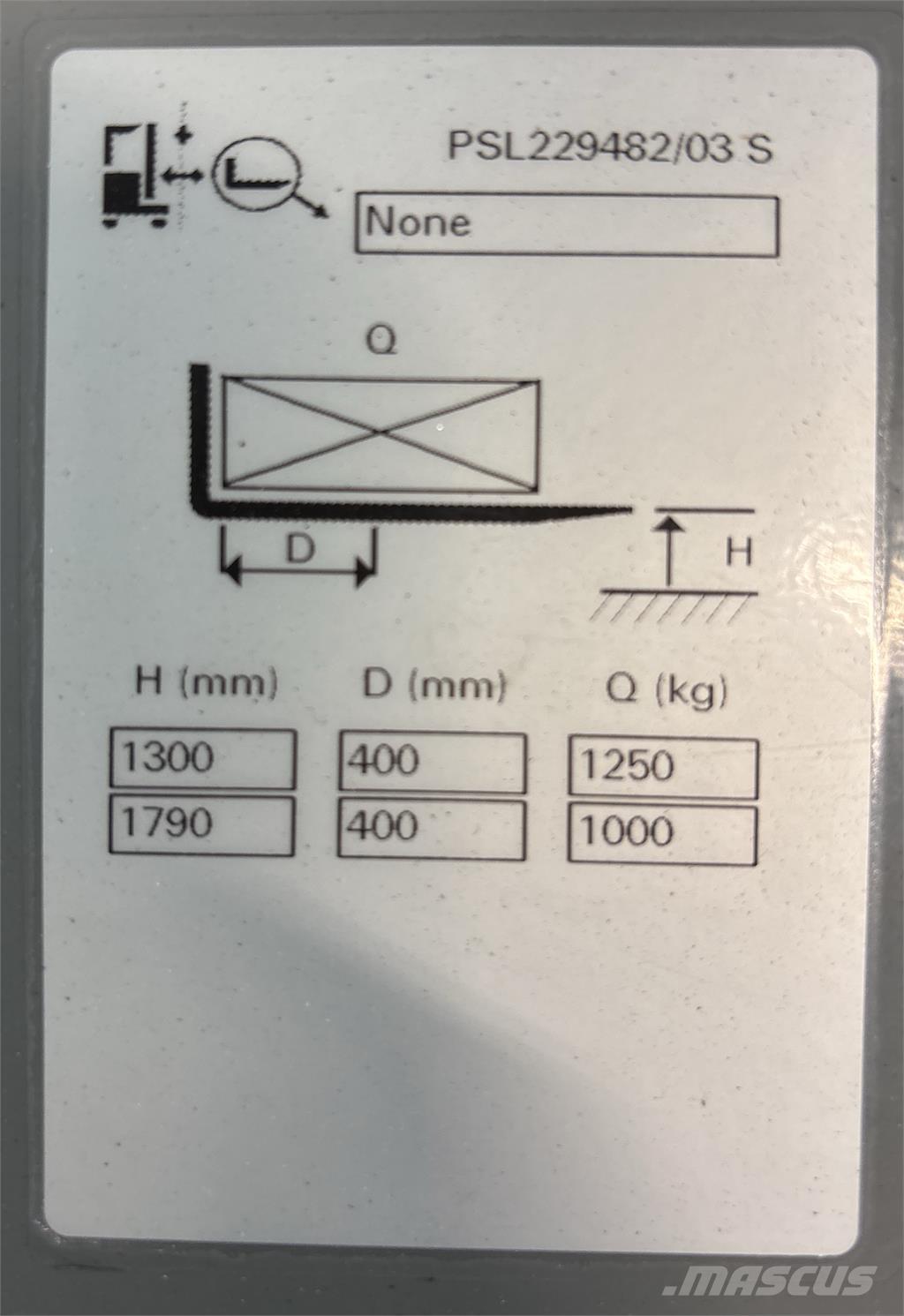 Atlet PSL125 Ručni električni viljuškar