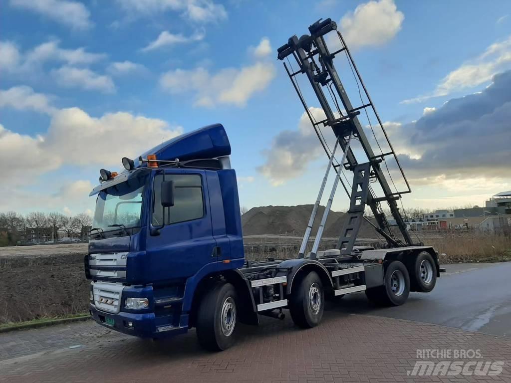DAF CF 85.480 Rol kiper kamioni sa kukom za podizanje tereta