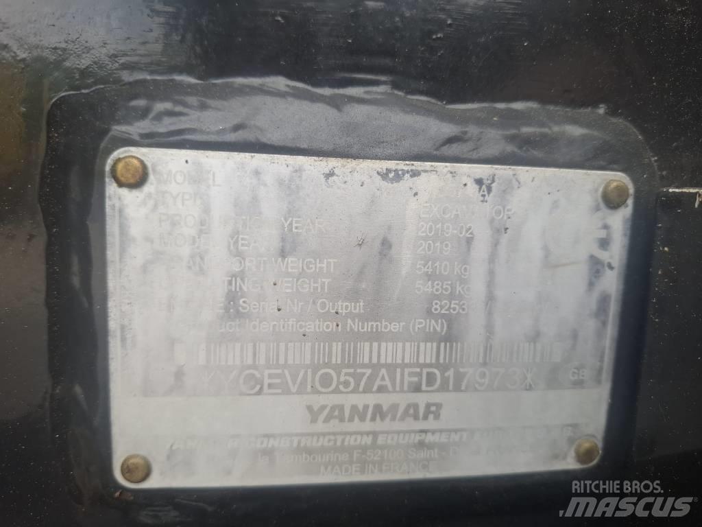 Yanmar Vio 57-6A Mini bageri < 7t
