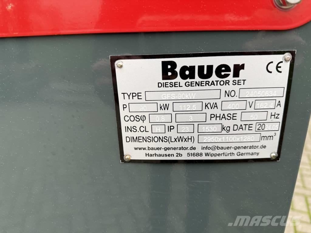 Bauer 124 KVA Dizel generatori