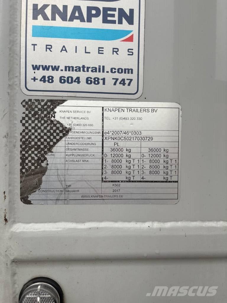 Knapen K 502 Poluprikolice za piljevinu