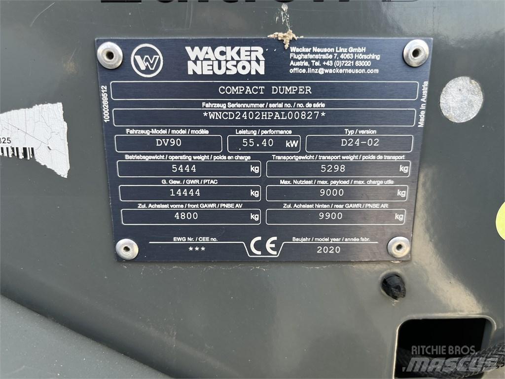 Wacker Neuson DV 90 Kruti damperi
