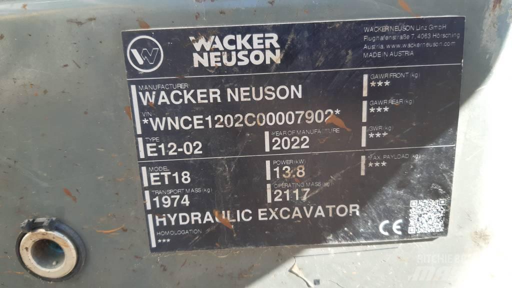 Wacker Neuson ET 18 Bageri guseničari