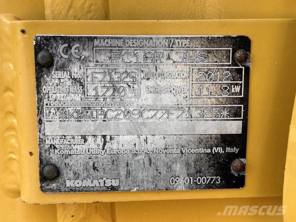 Komatsu PC16R-3HS Mini bageri < 7t