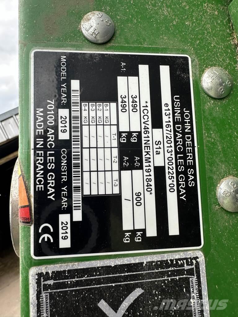 John Deere V461M Prese/balirke za rolo bale