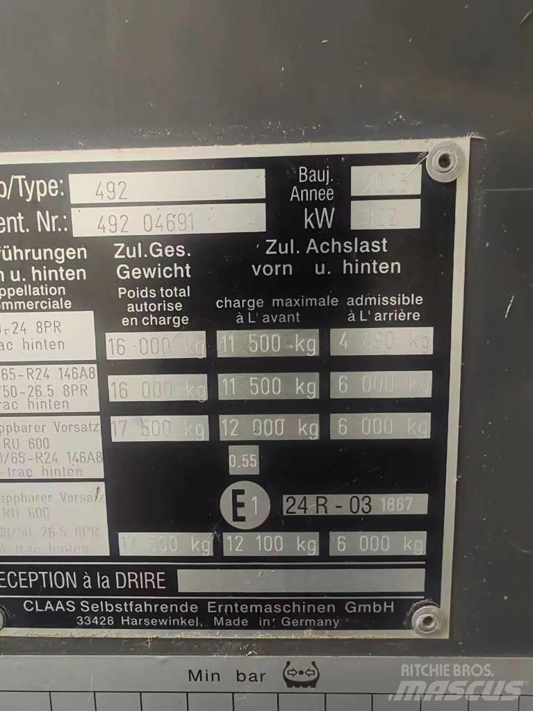 CLAAS Jaguar 870 Mašine za stočnu hranu sa sopstvenim pogonom