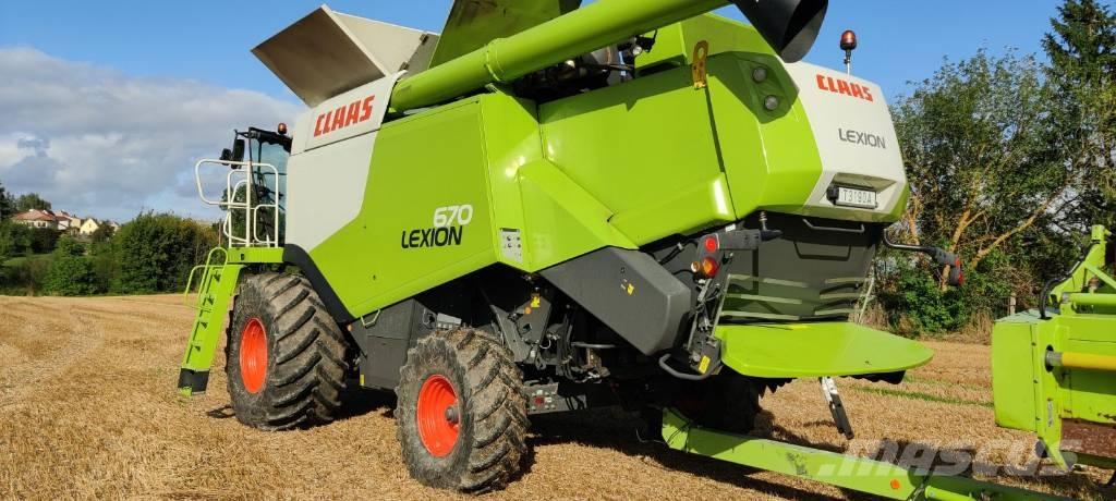 CLAAS Lexion 670 Kombajni