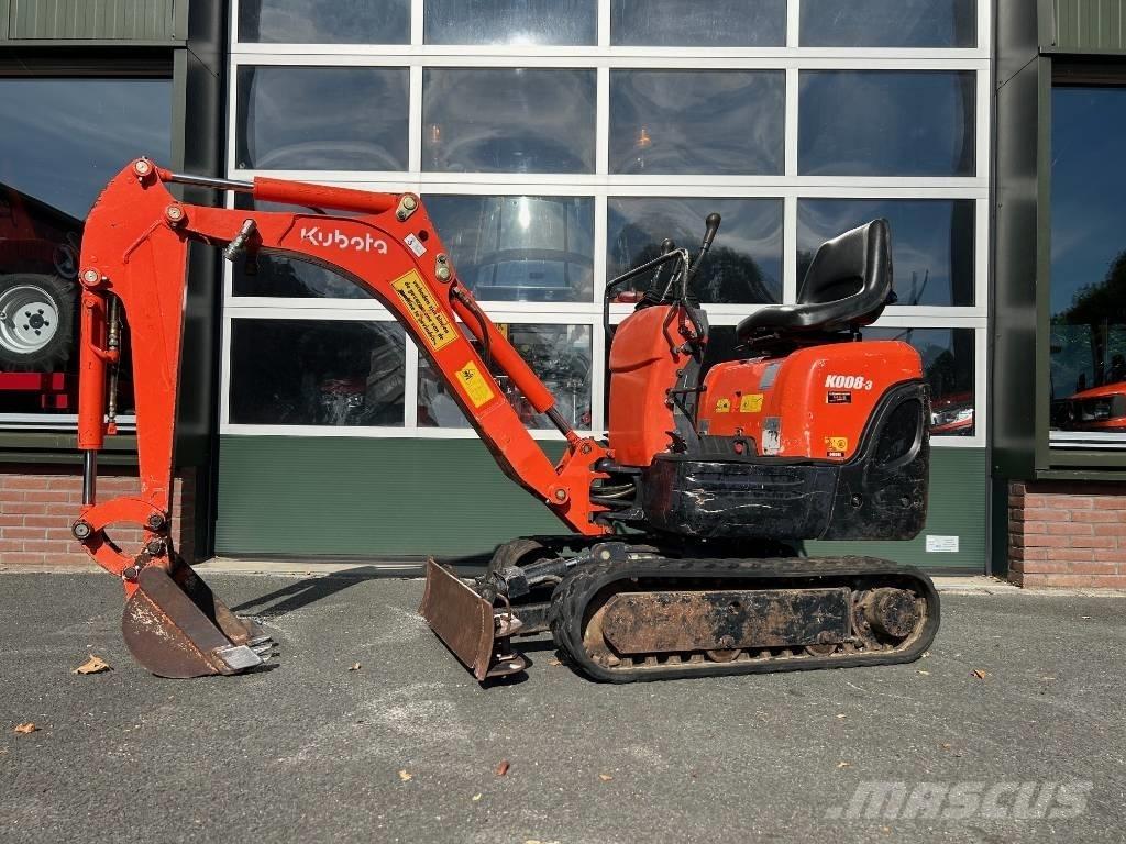 Kubota K 008-3 Mini bageri < 7t