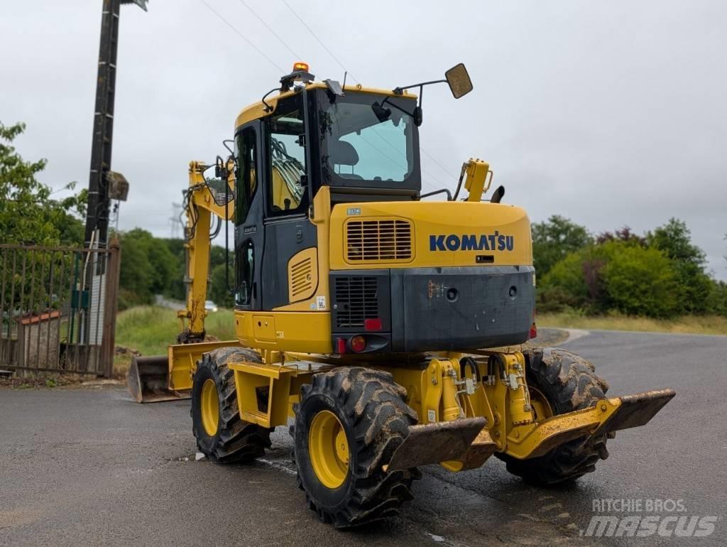 Komatsu PW 98 MR-8 Bageri točkaši