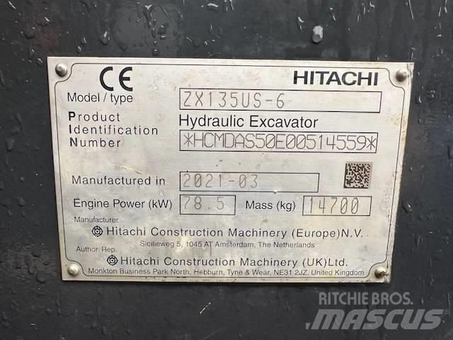 Hitachi ZX 135 US-6 Bageri guseničari
