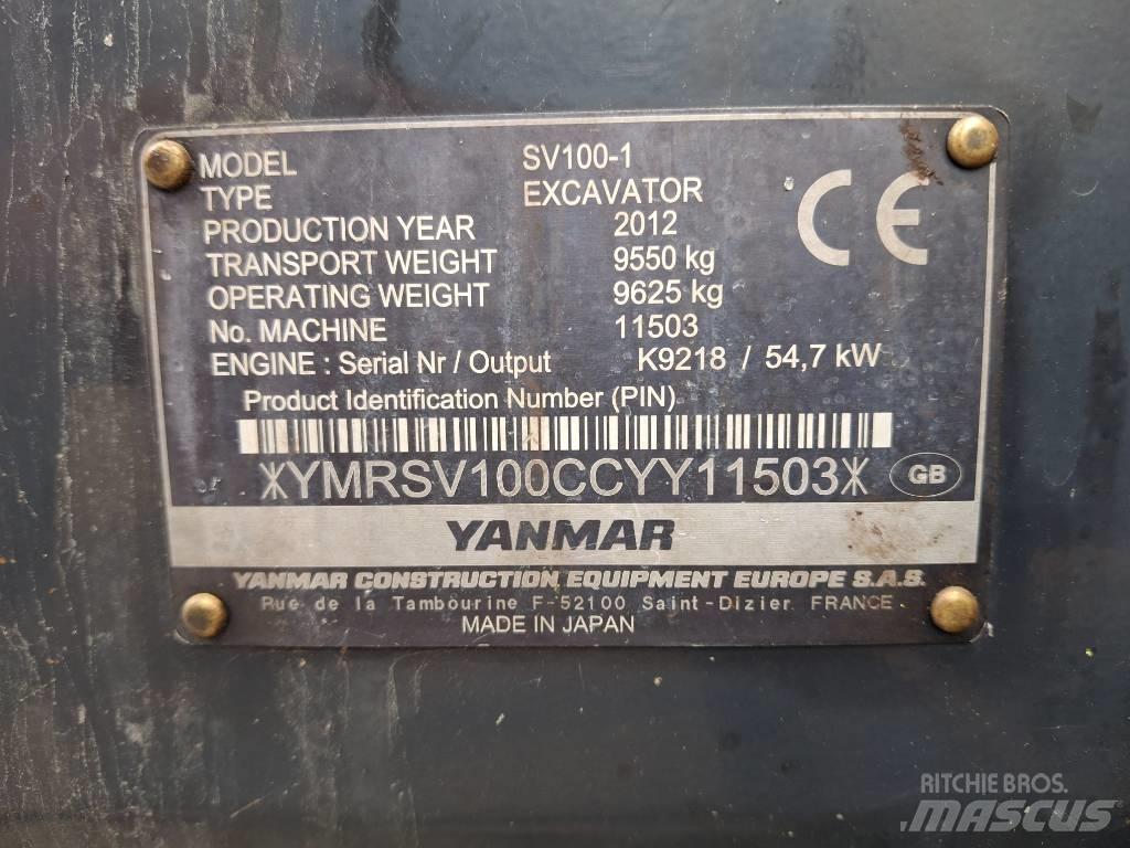 Yanmar SV 100-1 Midi bageri 7t – 12t