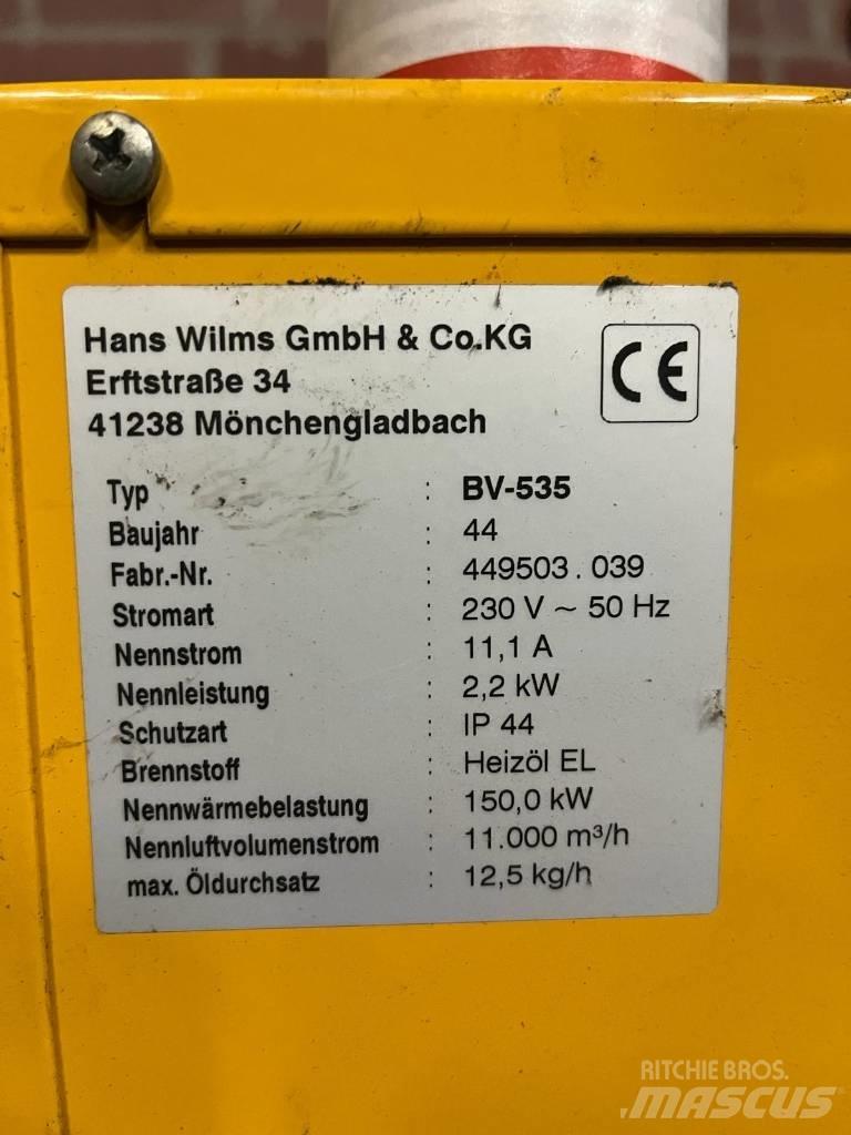Wilms BV 535 Polovna oprema za grejanje i odmrzavanje