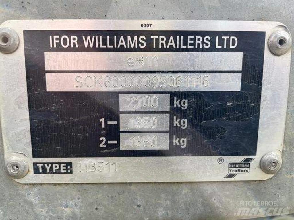 Ifor Williams HB 511 Prikolice za prevoz životinja