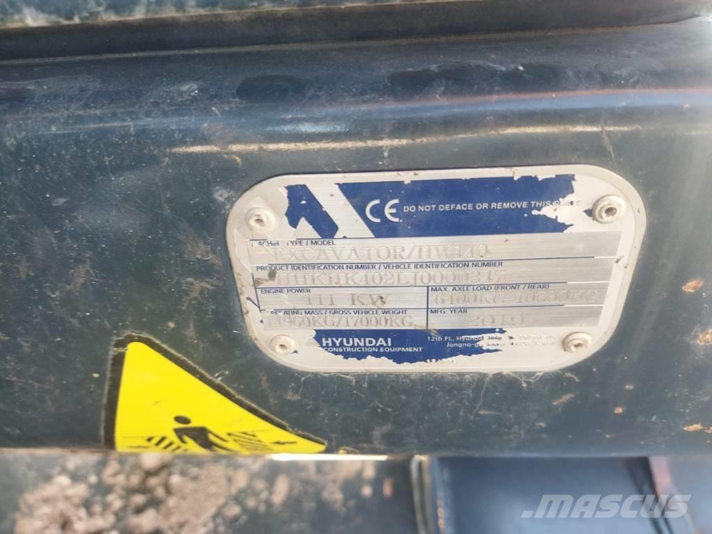 Hyundai HW 140 A Bageri točkaši