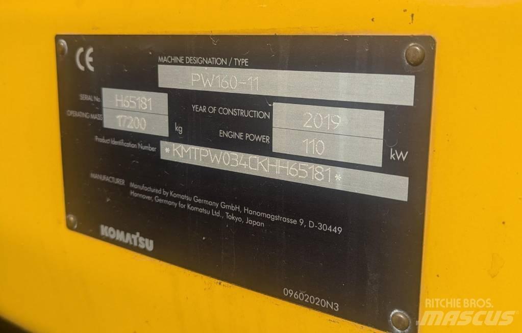 Komatsu PW160-11 Bageri točkaši
