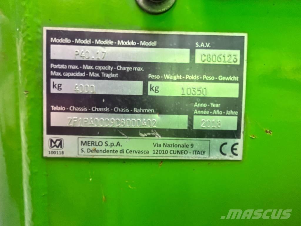 Merlo P 40.17 Teleskopski viljuškari