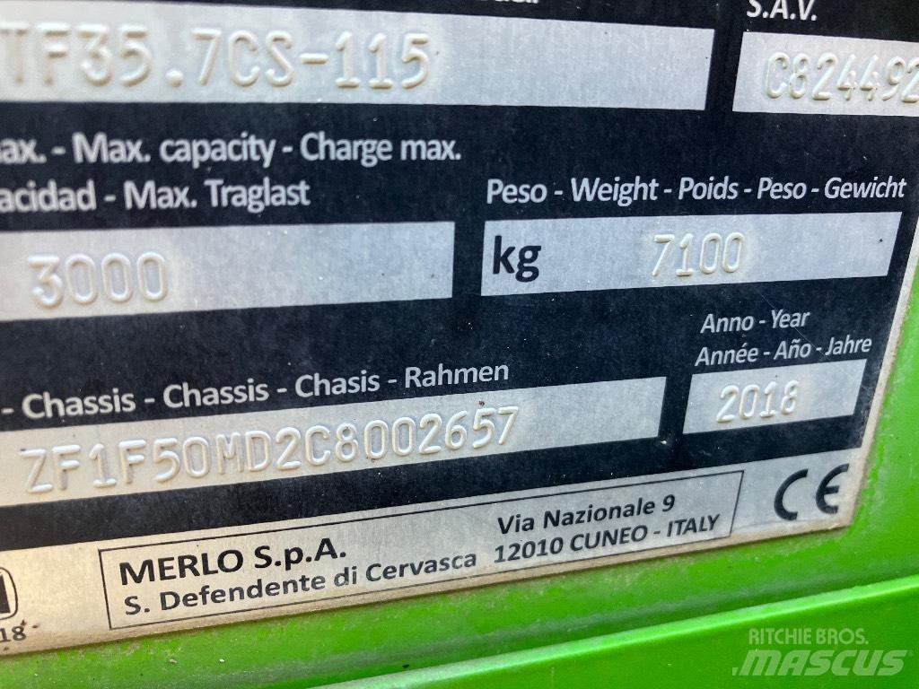 Merlo 35.7 CS Poljoprivredni teleskopski utovarivači