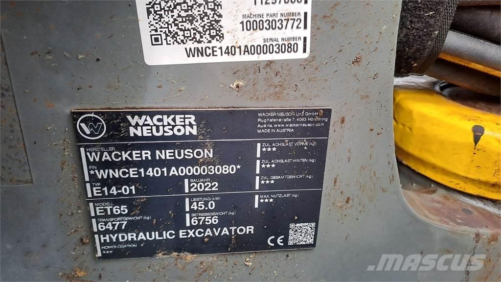Wacker Neuson ET65 Bageri guseničari