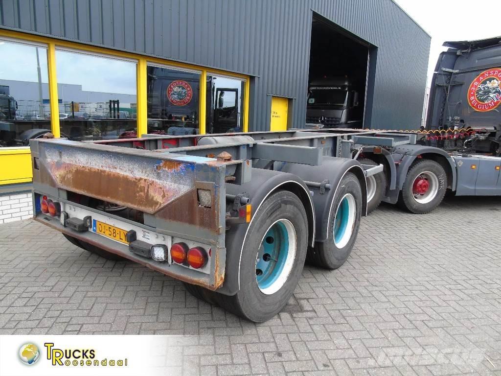  TR'AX 2 AXLE + 20FT Kontejnerske poluprikolice