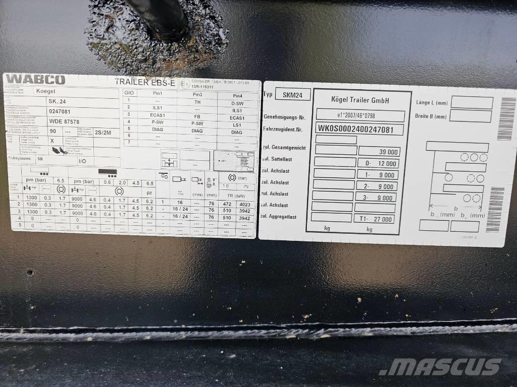 Kögel SKM24 Kiper poluprikolice