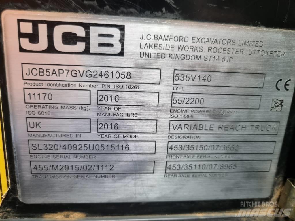 JCB 535-140 Hiviz Teleskopski viljuškari