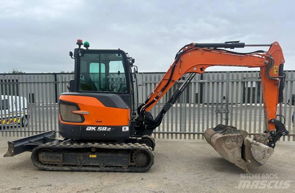 Doosan DX50Z-7 Mini bageri < 7t