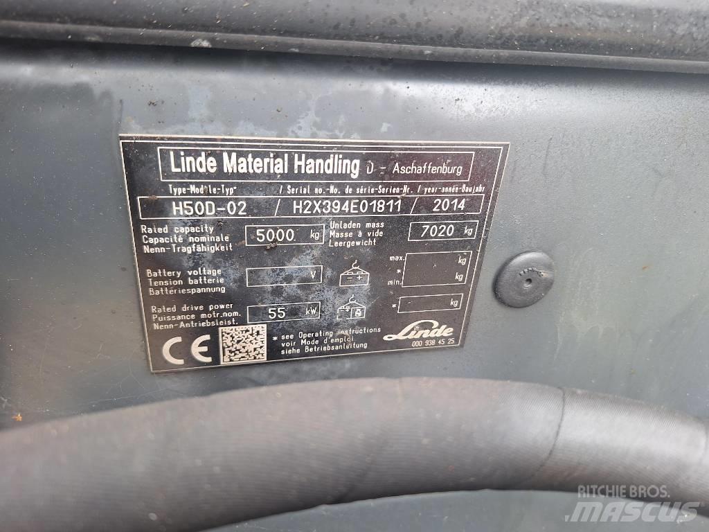 Linde H 50 D Dizelski viljuškari