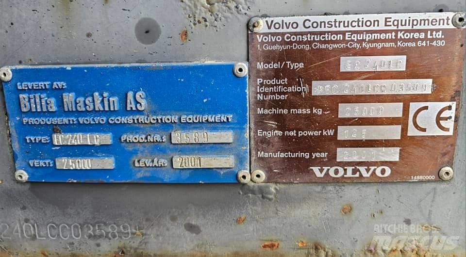 Volvo EC 240 LC Bageri guseničari