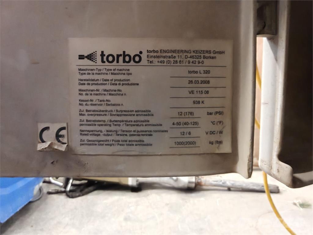 Torbo L 320 Industrijske mašine za pranje pod visokim pritiskom