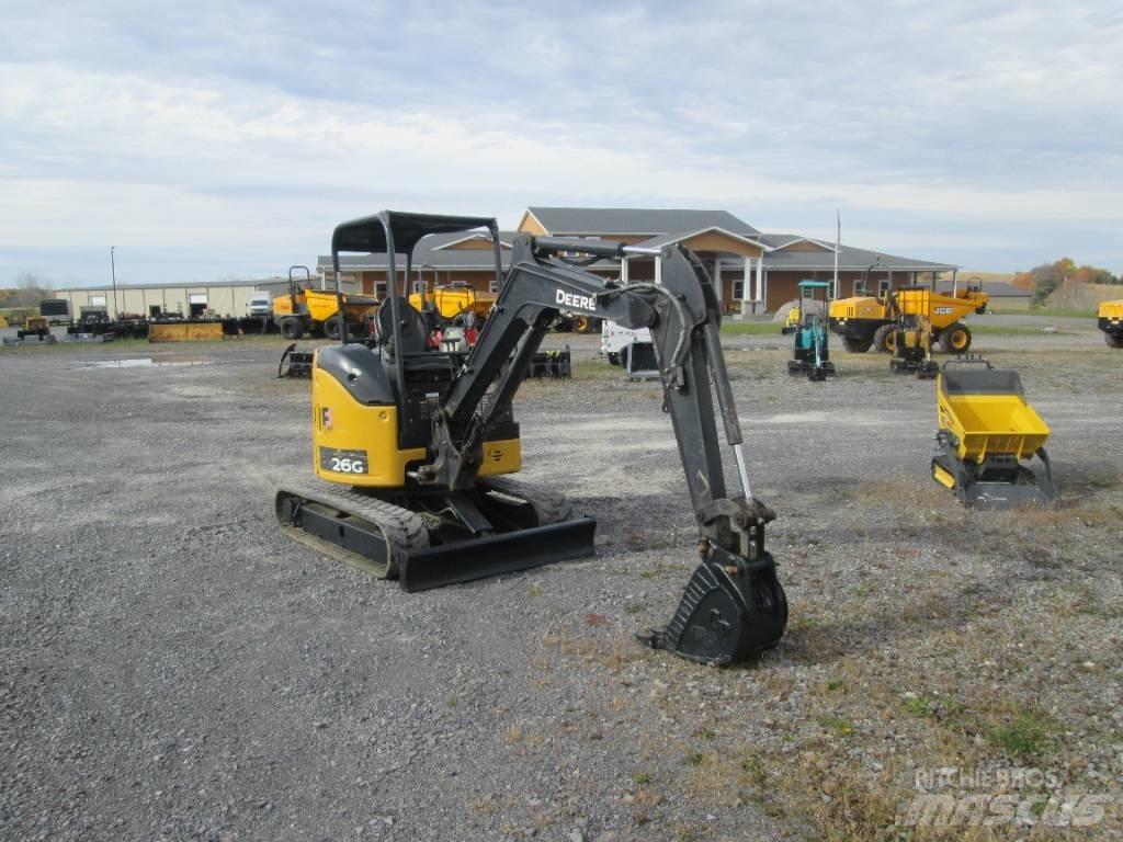 John Deere 26G Mini bageri < 7t