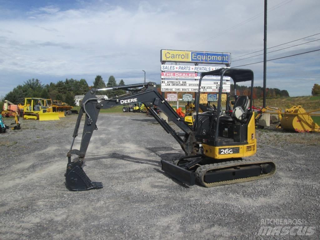 John Deere 26G Mini bageri < 7t