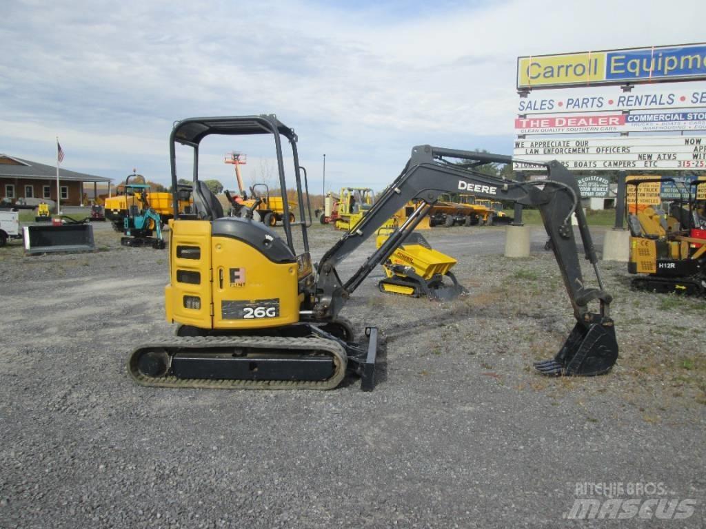 John Deere 26G Mini bageri < 7t