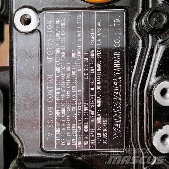 Yanmar 3TNM72 Ostale komponente za građevinarstvo
