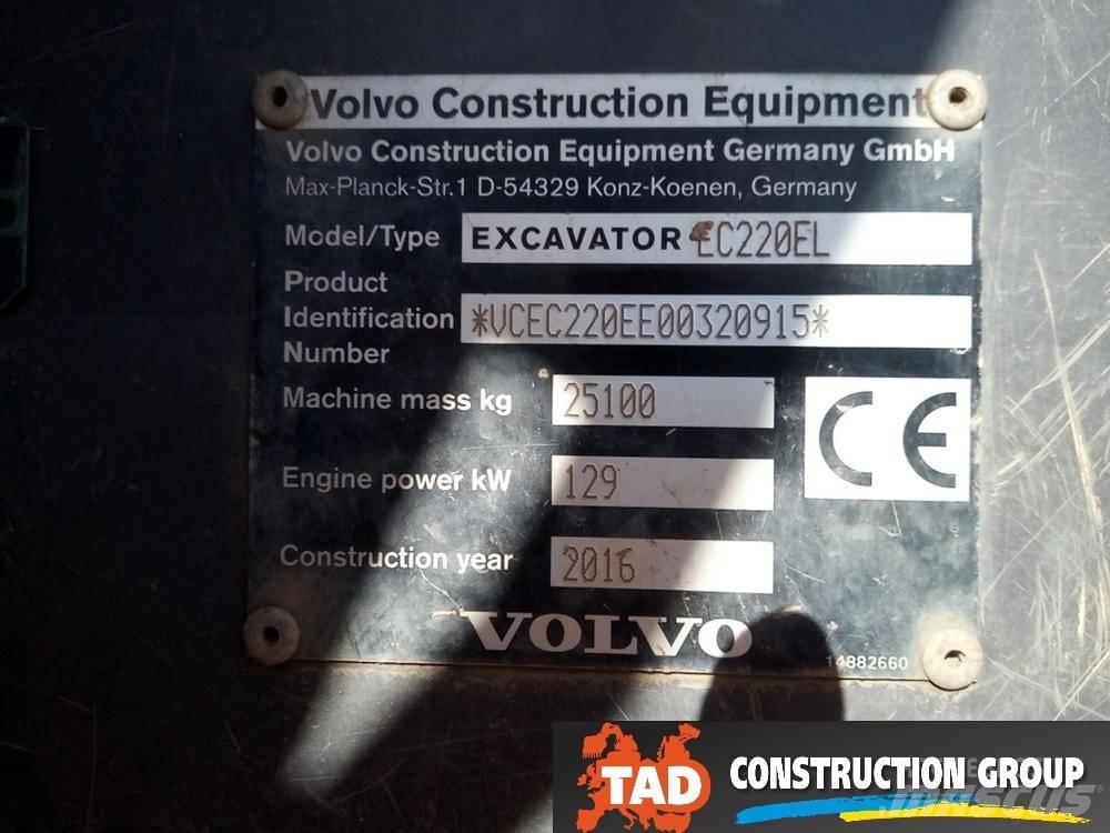 Volvo EC 220 EL Bageri guseničari