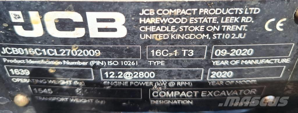JCB 16 C-1 Mini bageri < 7t