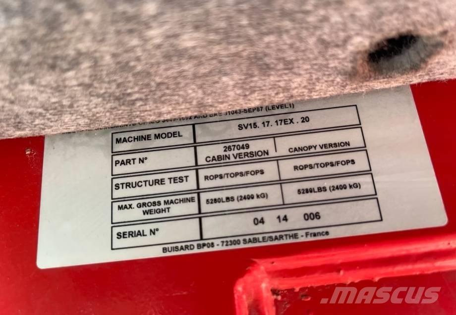 Yanmar SV15 Mini bageri < 7t
