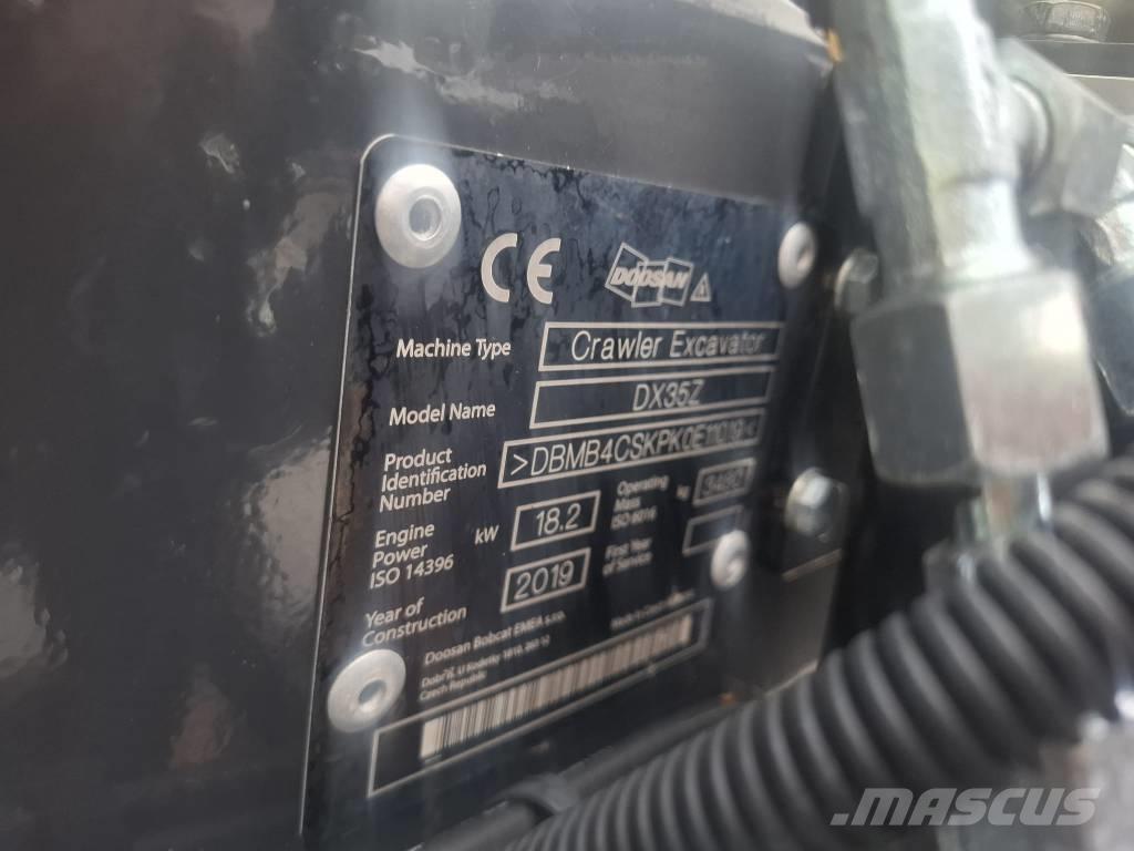 Doosan DX 35 Z Mini bageri < 7t