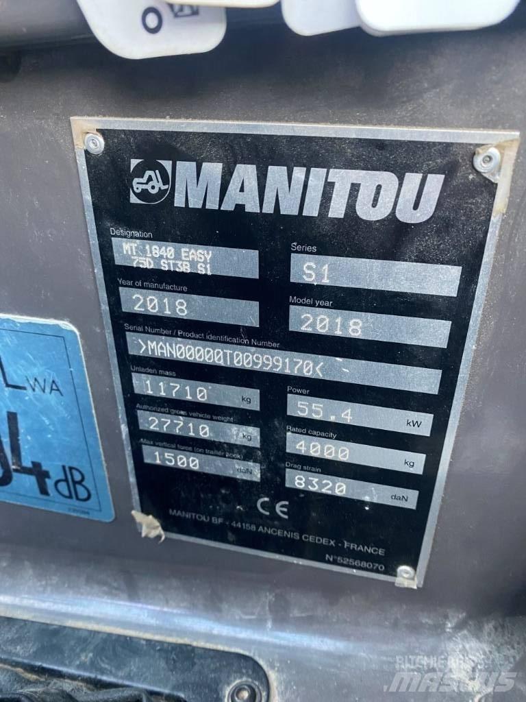 Manitou MT 1840 Teleskopski viljuškari