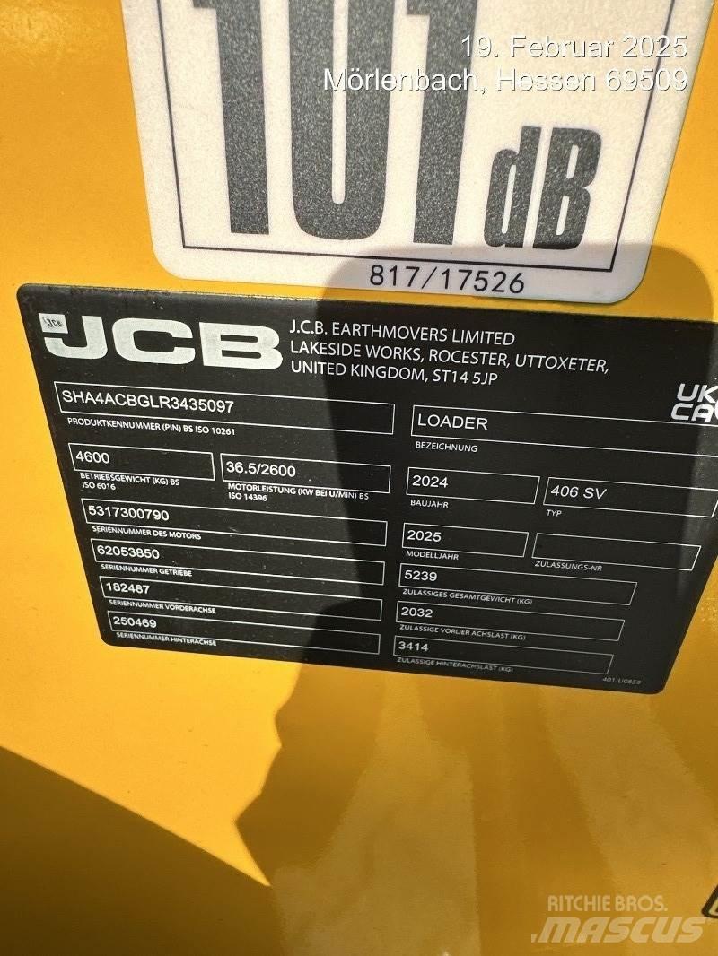 JCB 406 Utovarivači na točkove