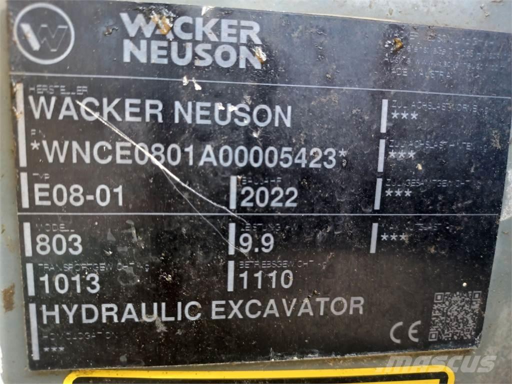 Wacker Neuson 803 Bageri guseničari