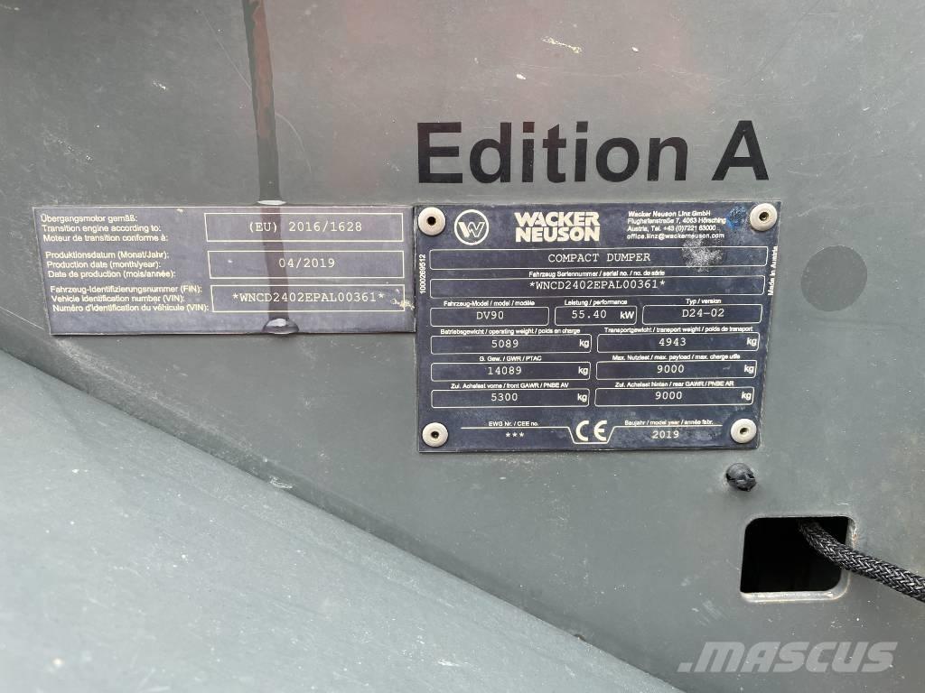 Wacker Neuson DV 90 Damperi za gradilište