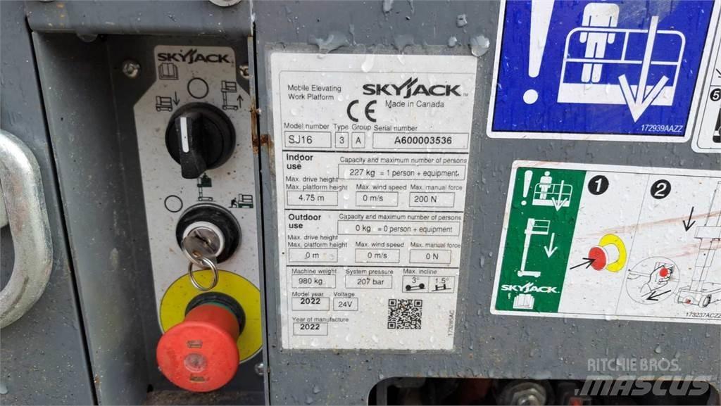 SkyJack SJ16 Ostali kranovi i platforme